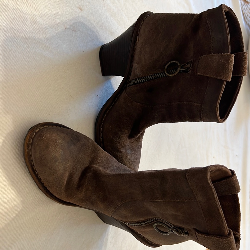 Fiorentini And Baker Brown Suede Ankle Boot